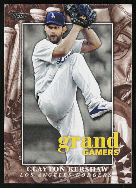 2024 Topps Clayton Kershaw GOG 19 BASEBALL Los Angeles Dodgers Grand