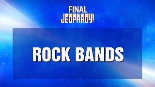 Rock Music Jeopardy | Popnable