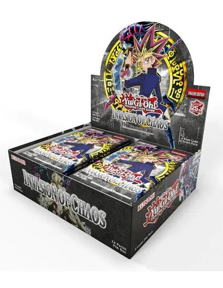 Yu Gi Oh TCG Booster Display 24 Boosters Invasion Of Chaos 25th