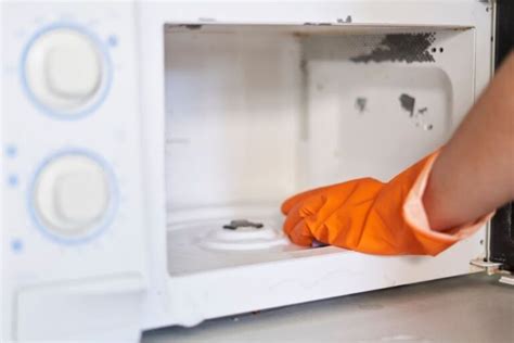 Cuál es la forma más rápida de limpiar un horno de microondas