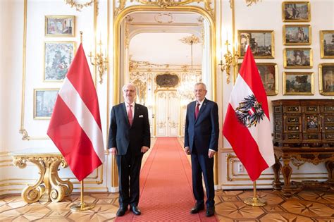 The Latvian President Egils Levits Paid A Visit To Vienna BMEIA