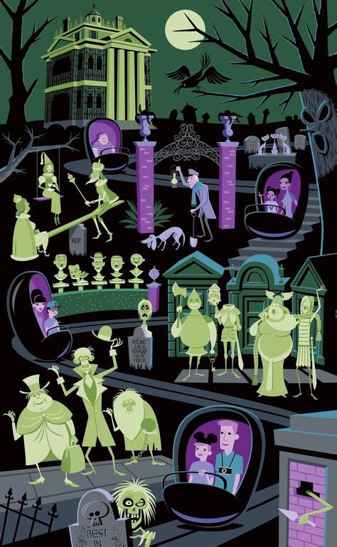 Disney Haunted Mansion Art