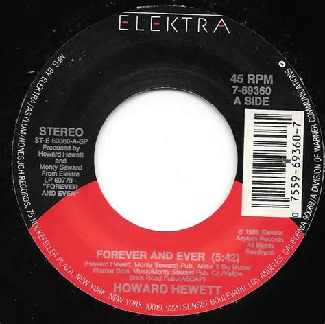 Howard Hewett Forever And Ever Vinyl Records Lp Cd On Cdandlp