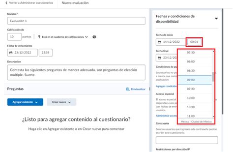 C Mo Realizar Una Evaluaci N En Brightspace Con La Nueva Vista Dti