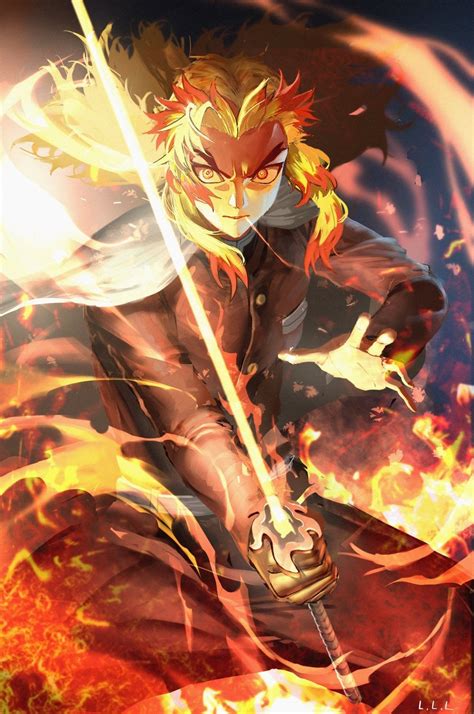 Save And Follow Kyojuro Rengoku • Demon Slayer • Kimetsu No Yaiba