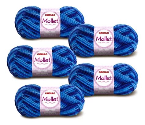 Kit Novelos L Mollet G C Rculo Para Croche Trico Mercadolivre