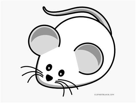 Clip Art Collection Of Free Mouse - Mouse Clipart Black And White, HD ...