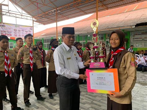 Scout MTsN 4 Kota Padang Raih Juara 3 Lomba Pionering Dan PBB SMARDEX