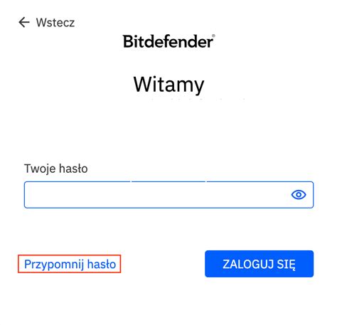 Jak Zmieni Has O Do Konta Bitdefender Central Bitdefender Program