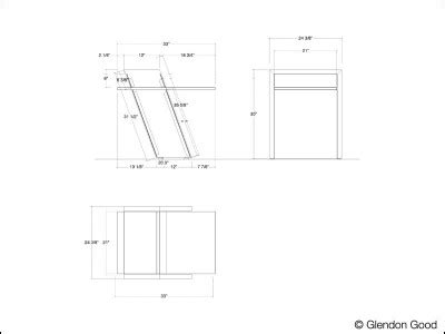 Bamboo Glass Table Glendon Good