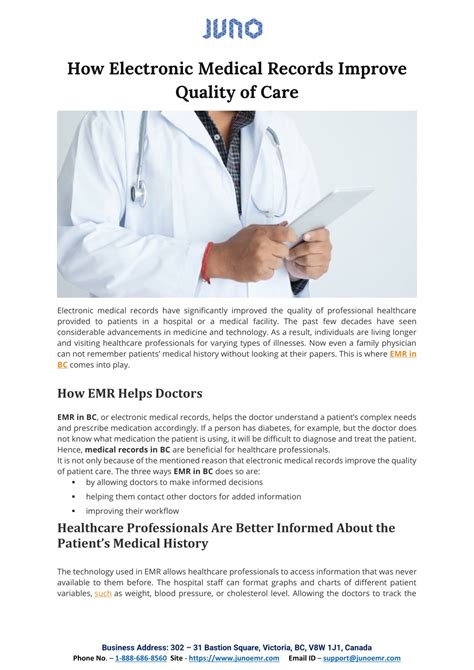 PPT How Electronic Medical Records Improve Quality Of Care PowerPoint