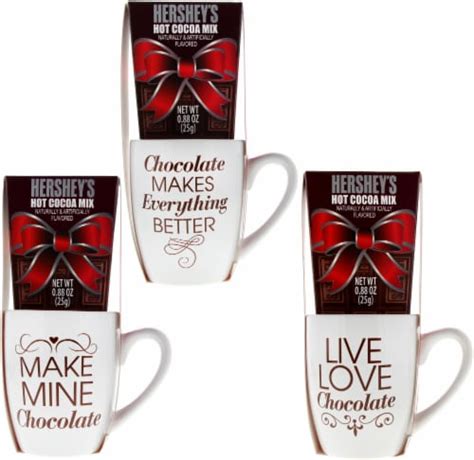 Galerie Hershey S Hot Cocoa Mix And Mug Gift Set Assorted 1 Ct Kroger