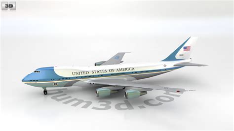 360 View Of Boeing Vc 25 Air Force One 3d Model 3dmodels Store