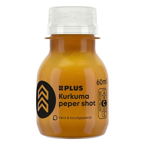 PLUS Vers Shot Kurkuma Peper Per Fles 60 Ml