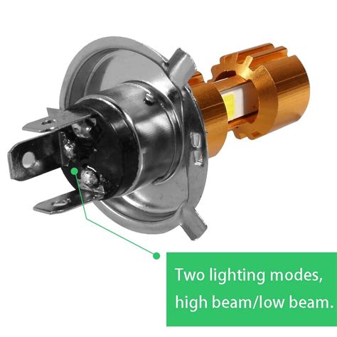 Hyzhauto H Led Motosiklet Far Beyaz V Hs Led M Grandado