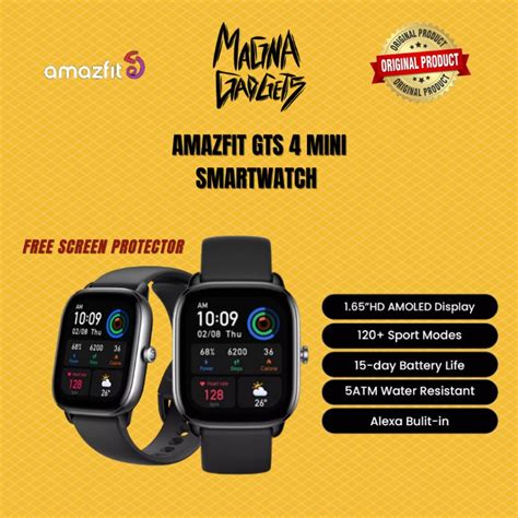 Jual Amazfit Gts 4 Mini Smartwatch 165 Inch Amoled 120 Sports Mode