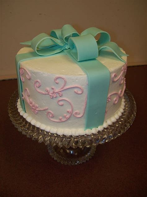 Blue Ribbon Cake Ribbon Cake Pink Turquoise Cake