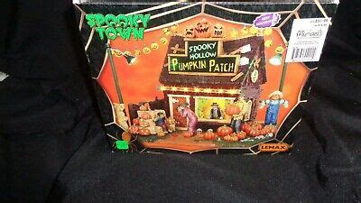 Lemax Spooky Town The Mad Pumpkin Patch Halloween Decor Lights Up