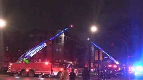 Chicago Fire Crews Battle Blaze At South Side Apartment