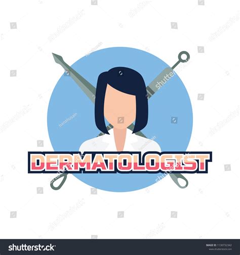 Dermatologist Logo Doctor Clinic Vector Illustration Vector De Stock