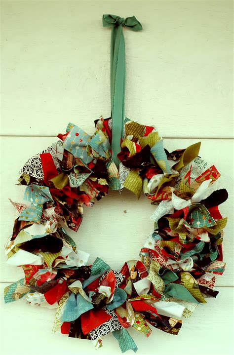 Fabric Christmas Wreath Pattern