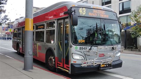 Sf Muni 2018 New Flyer Xde40 8949 On Route 43 Masonic Youtube