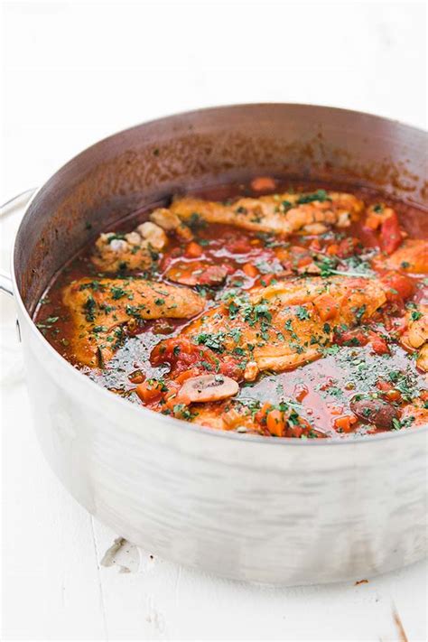 Classic Chicken Cacciatore Recipe Chef Billy Parisi