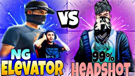 Elevator 🔥 Vs 99 Headshot Rate Player 1vs1 Fight 😱