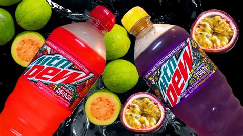 New Mtn Dew Baja Caribbean Splash Baja Passionfruit Punch Youtube