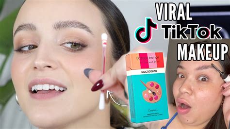 TESTING VIRAL TIKTOK MAKEUP And WOW YouTube