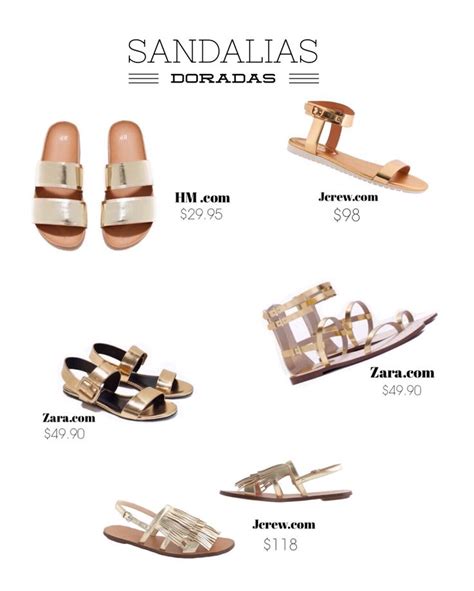 Shopping Guide Sandalias Doradas Para Un Verano Brillante Bujaren