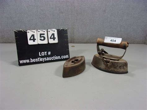 Lot 2 Vintage Irons Bentley And Associates Llc