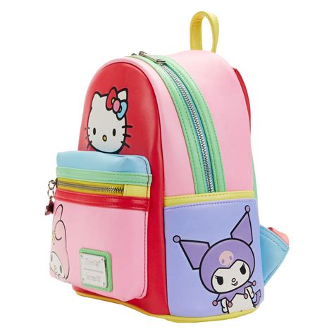 Hello Kitty And Friends X Loungefly Color Block Mini Backpack