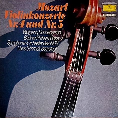 Amazon Wolfgang Amadeus Mozart Wolfgang Schneiderhan Hans