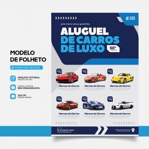 Locadora De Carro Aluguel De Carros De Luxo De Desconto Vetor Eps