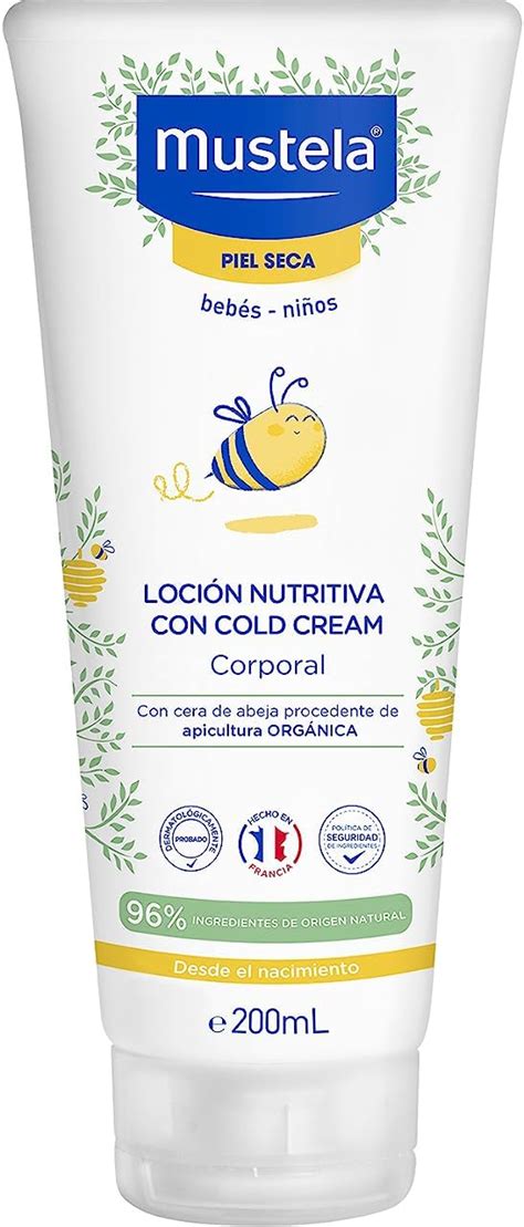 Mustela Lait Nourrissant au Cold Crème Peaux Sèches 200 ml Amazon fr