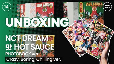 Unboxing Nct Dream St Album Hot Sauce Photobook Ver Crazy Boring