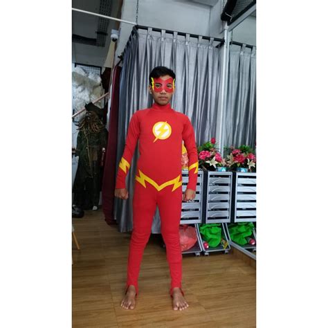 Jual Kostum The Flash Kostum Superhero Baju The Flash Shopee Indonesia