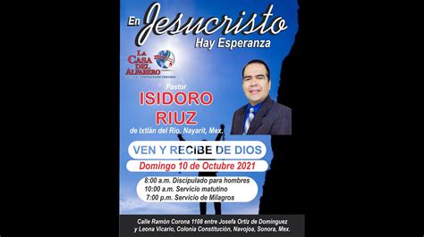 Domingo A M Servicio Regular Ps Isidoro Ru Z La