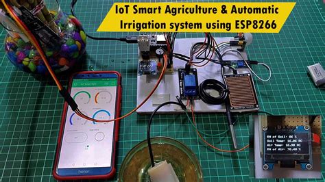 Iot Smart Agriculture And Automatic Irrigation System With Esp8266