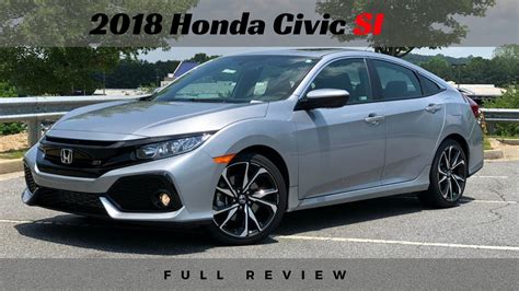 2018 Honda Civic Si Sedan Full Review Youtube