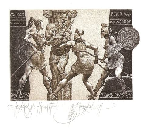 Ninth Labour Of Heracles Obtaining Hippolyte The Amazon Queen S Girdle