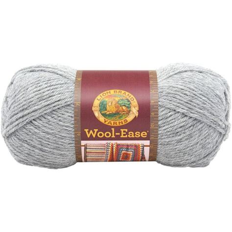 Lion Brand Yarn Wool Easy in Grey Heather - Etsy