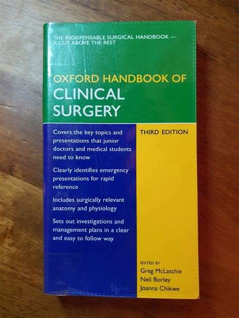 Oxford Handbook Of Clinical Surgery Rd Edition Hobbies Toys Books