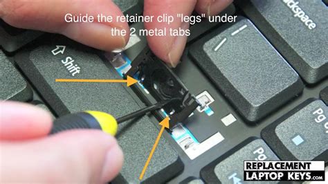 How To Fix Enter Key Installing Laptop Keyboard Key Hinges Youtube