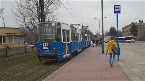 Poland Kraków amazing tram 44 ride from Kombinat to Lubicz YouTube