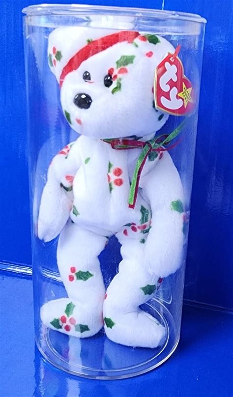 Mint Rare Holiday Teddy Ty Beanie Baby Pe Ebay