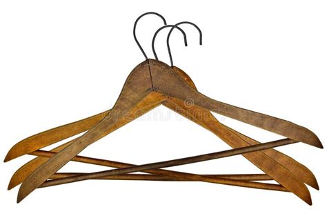 Vintage clothes hangers stock image. Image of used, object - 7905105