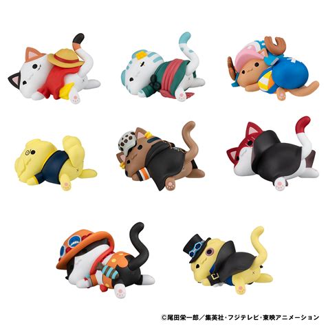 One Piece: Nyan Piece Nyan Sticky Kitties Box/8 Megahouse Mega Cat