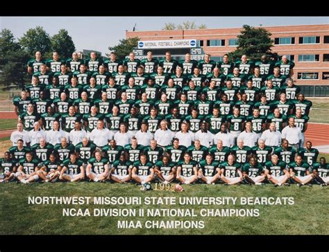 Northwest Missouri State 1998 & 1999 Football Teams - Missouri Sports ...